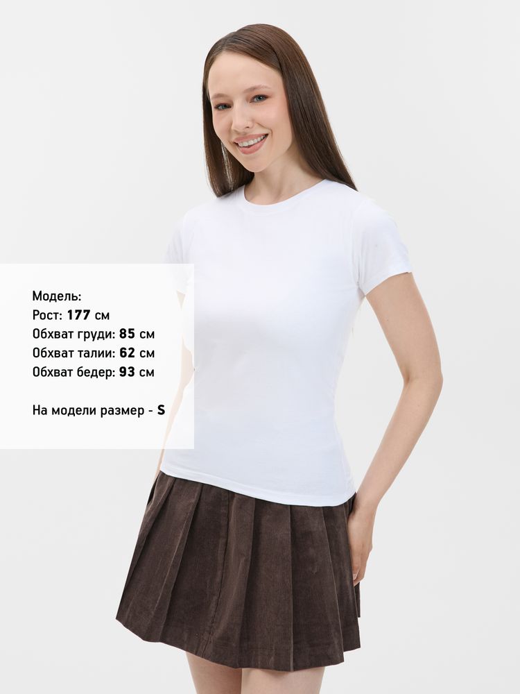 Футболка женская Imperial women 190 белая, размер XXL