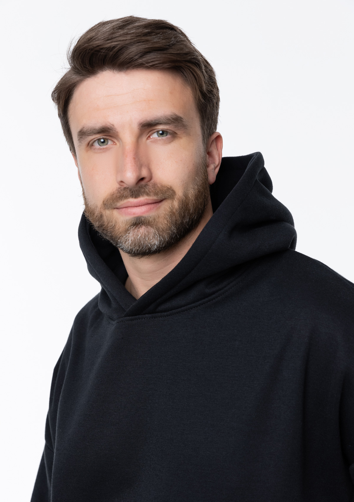 Худи унисекс STAN оверсайз интерсофт 320, 69, Чёрный,  (20)  (52/XL)