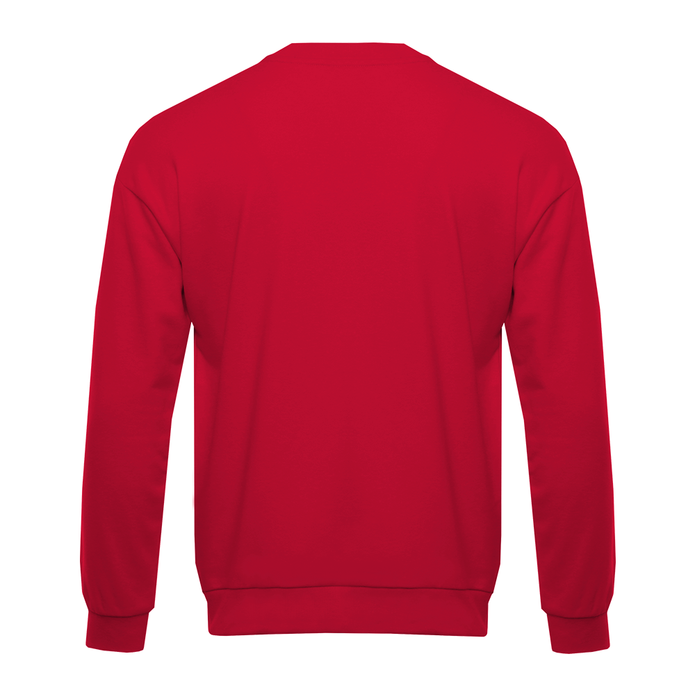 Свитшот унисекс STAN футер без начёса, 350, 96, Красный,  (14)  (52/XL)