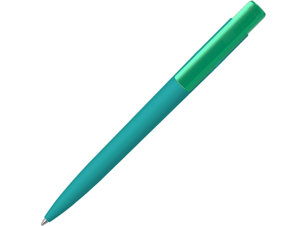 Ручка шариковая RECYCLED PET PEN PRO K transparent GUM soft-touch с логотипом UMA | Print Logo