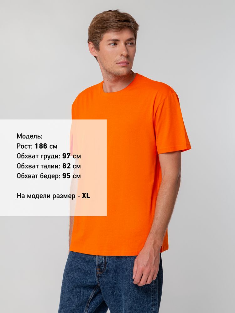 Футболка унисекс T-bolka 140, оранжевая, размер XXL