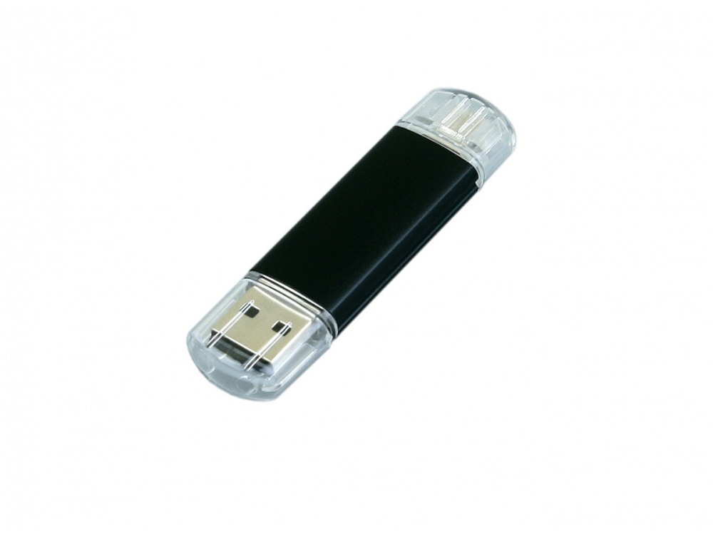 USB 2.0/micro USB- флешка на 64 Гб с логотипом  | Print Logo