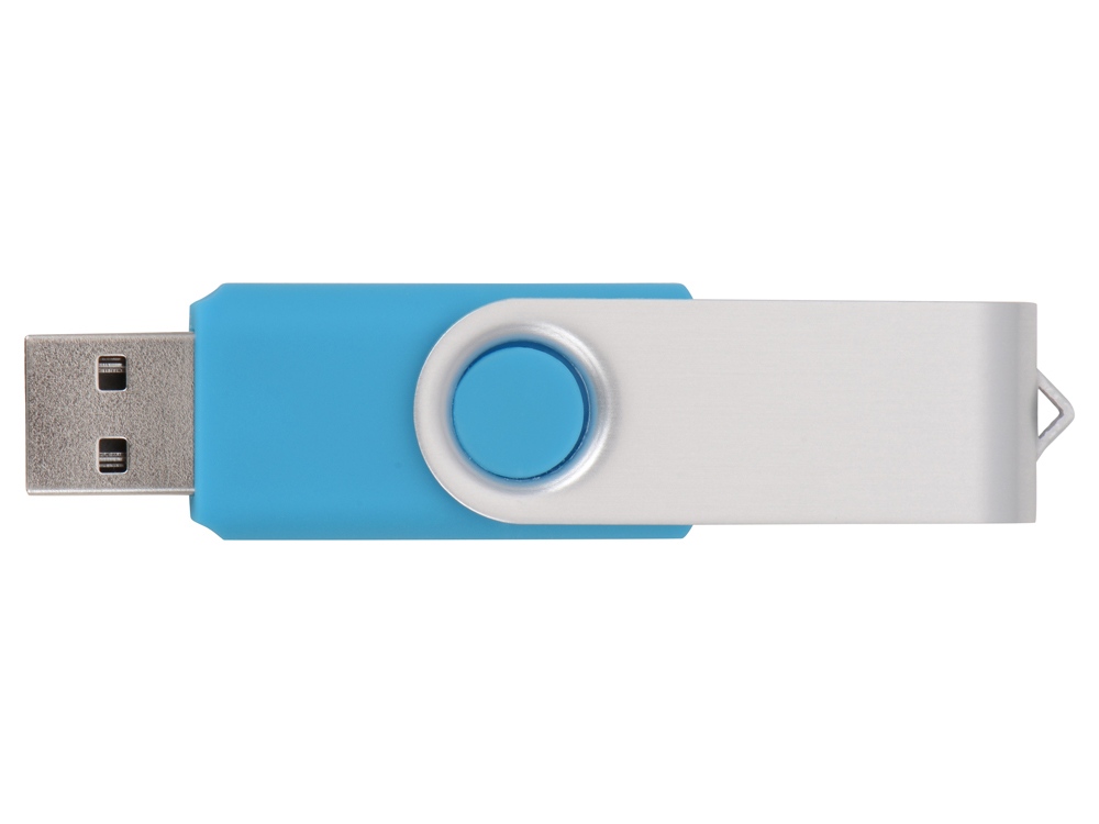 Флеш-карта USB 2.0 16 ГБ Квебек, голубой