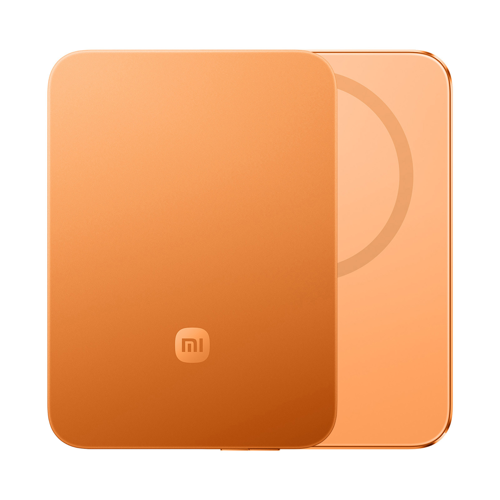 Внешний аккумулятор UltraThin Magnetic Power Bank 5000 15 Вт, c CCC сертификацией, оранжевый