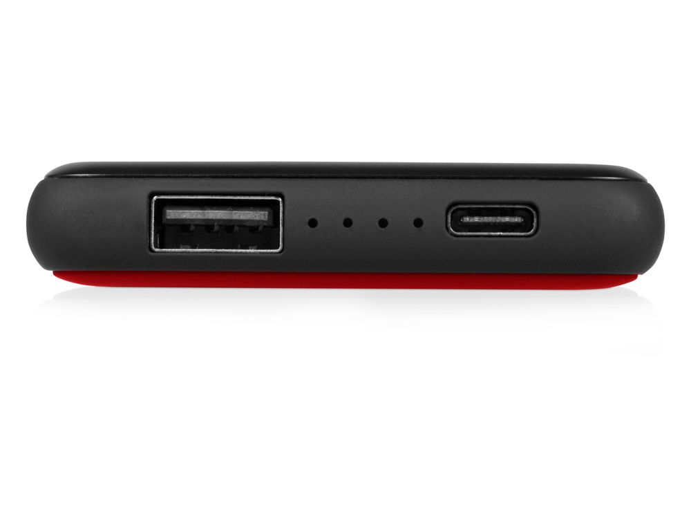 Портативное зарядное устройство Shell Pro, 10000 mAh, красный/черный