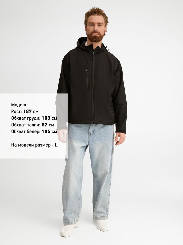 Куртка мужская с капюшоном Replay Men 340 черная, размер L