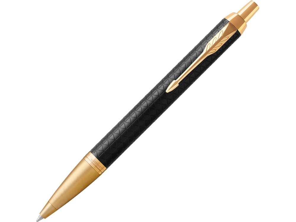 Ручка шариковая Parker IM Premium Warm Silver GT с логотипом Parker | Print Logo