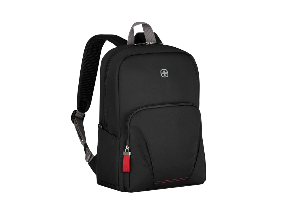 Рюкзак WENGER Motion 15.6, черный, нейлон, 31x17x42 см, 20 л