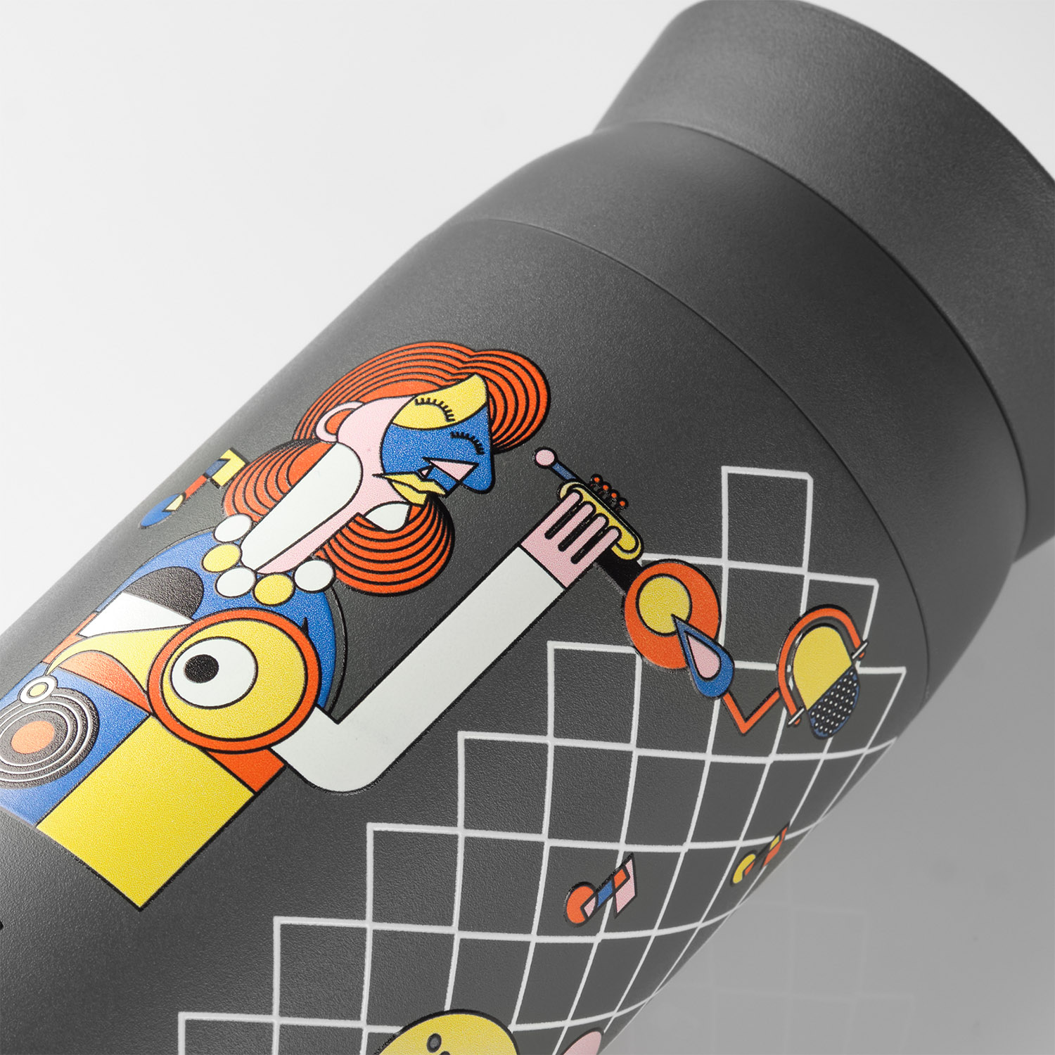 Термобутылка вакуумная герметичная Грейс (Grace), серая