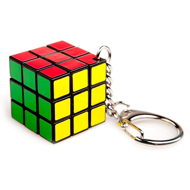 Брелок-головоломка «Мини-кубик Рубика» с логотипом Rubik's | Print Logo