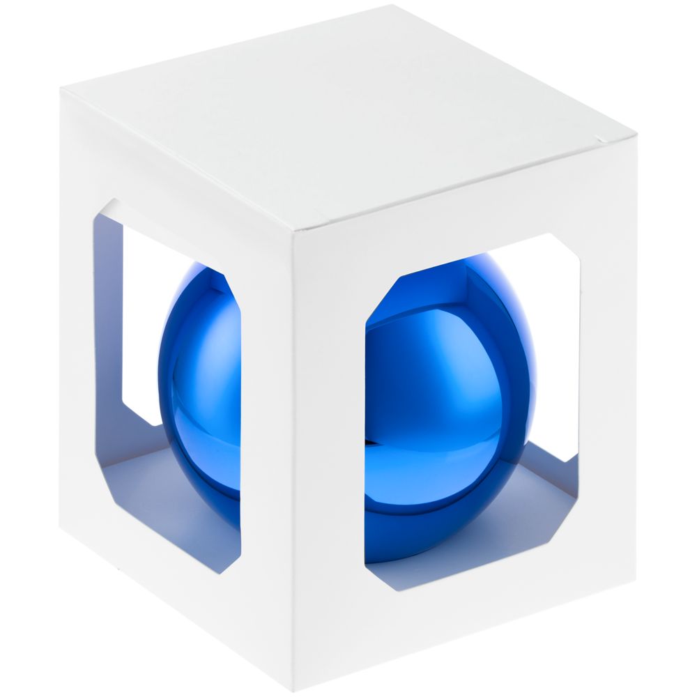 Елочный шар Finery Gloss, 10 см — пример нанесения логотипа () | Print Logo
