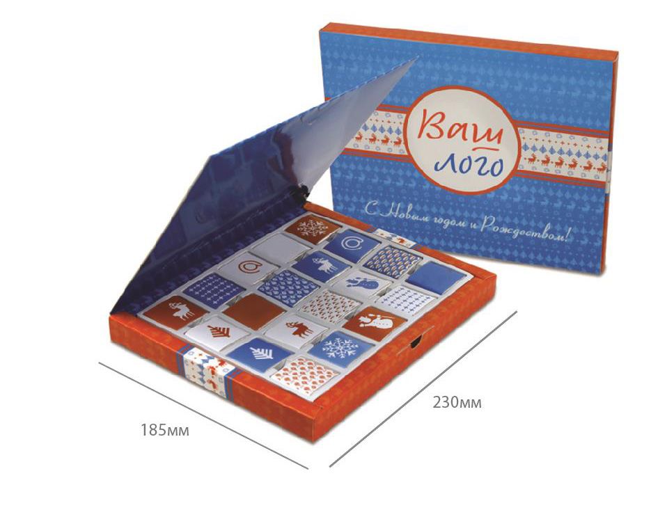 набор шоколада choco book на заказ фото на сайте Print Logo.