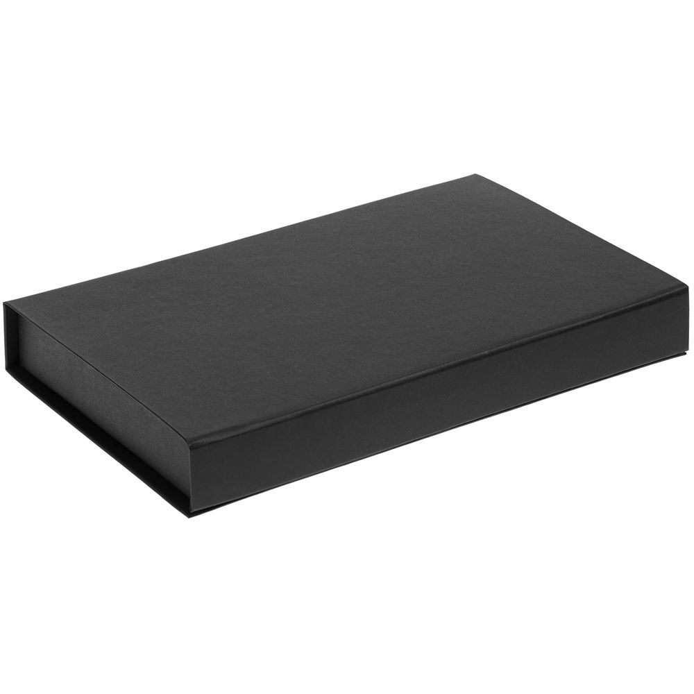 Коробка Silk с ложементом под ежедневник 15х21 см и ручку, ver.2 — пример нанесения логотипа () | Print Logo