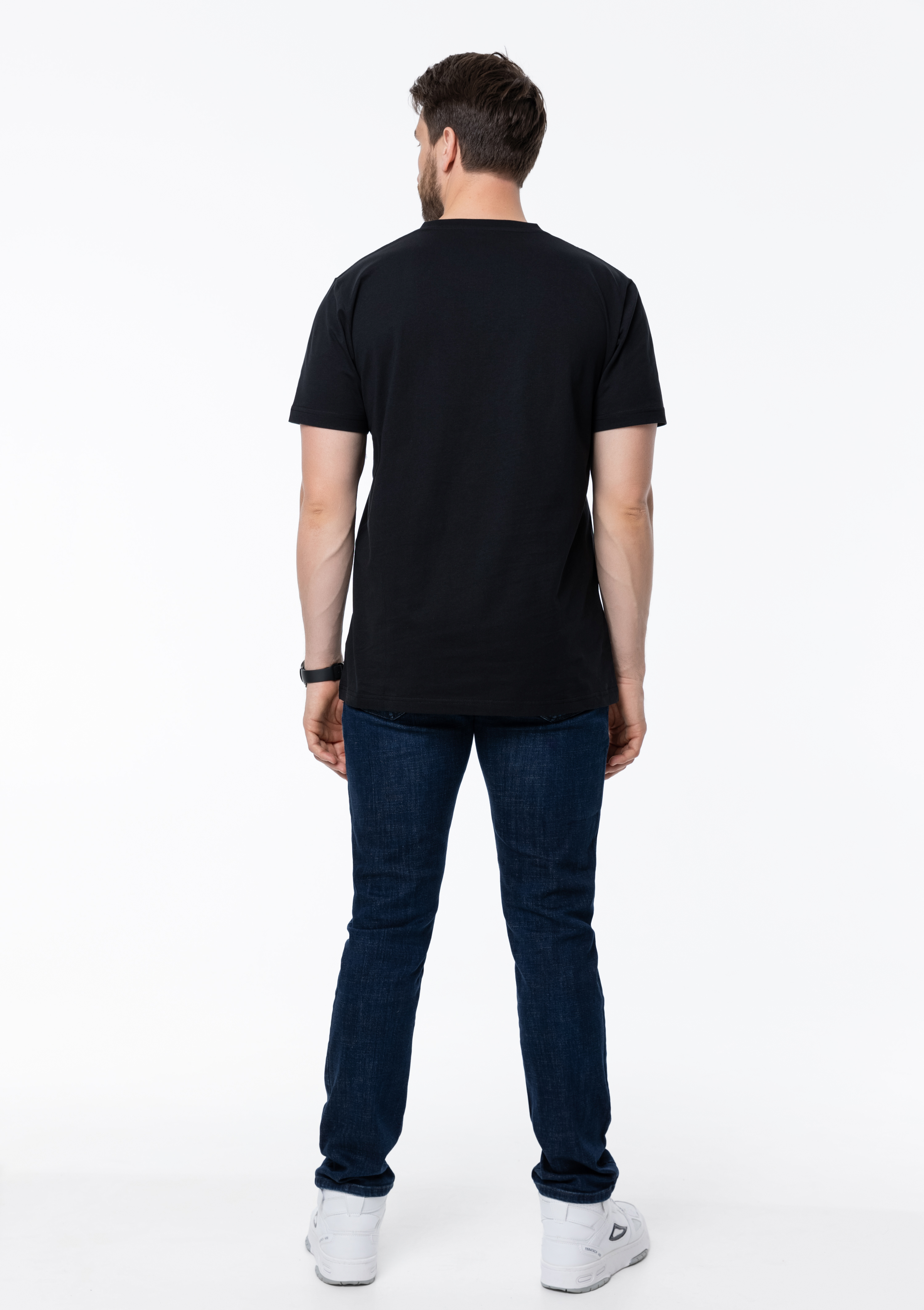 Футболка унисекс STAN, хлопок 150, 51, Чёрный,  (20)  (52/XL)