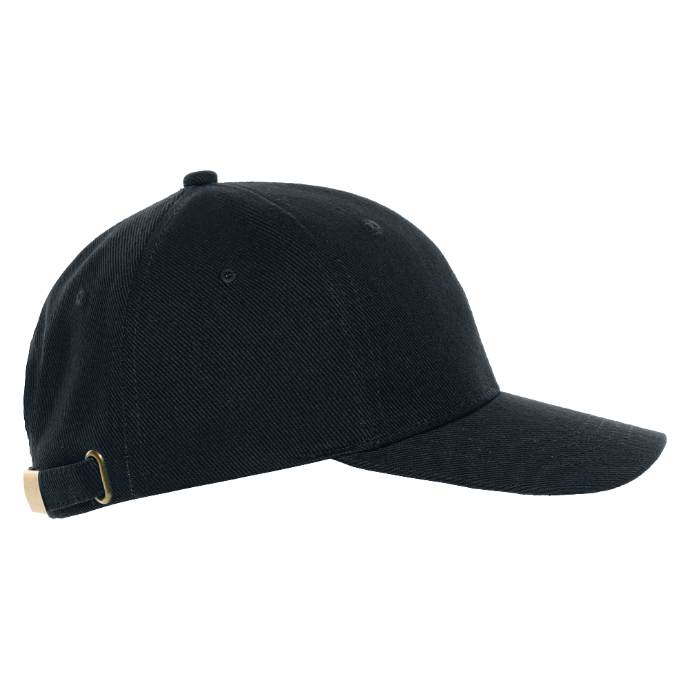 Бейсболка STAN 6 клиньев хлопок 330, 06, Чёрный,  (20)  (56-58)