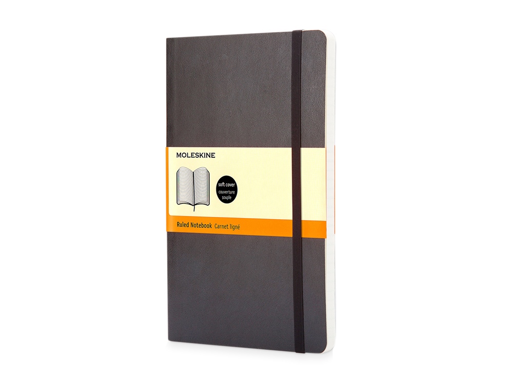 Записная книжка А6 (Pocket) Classic Soft (в линейку) с логотипом Moleskine | Print Logo