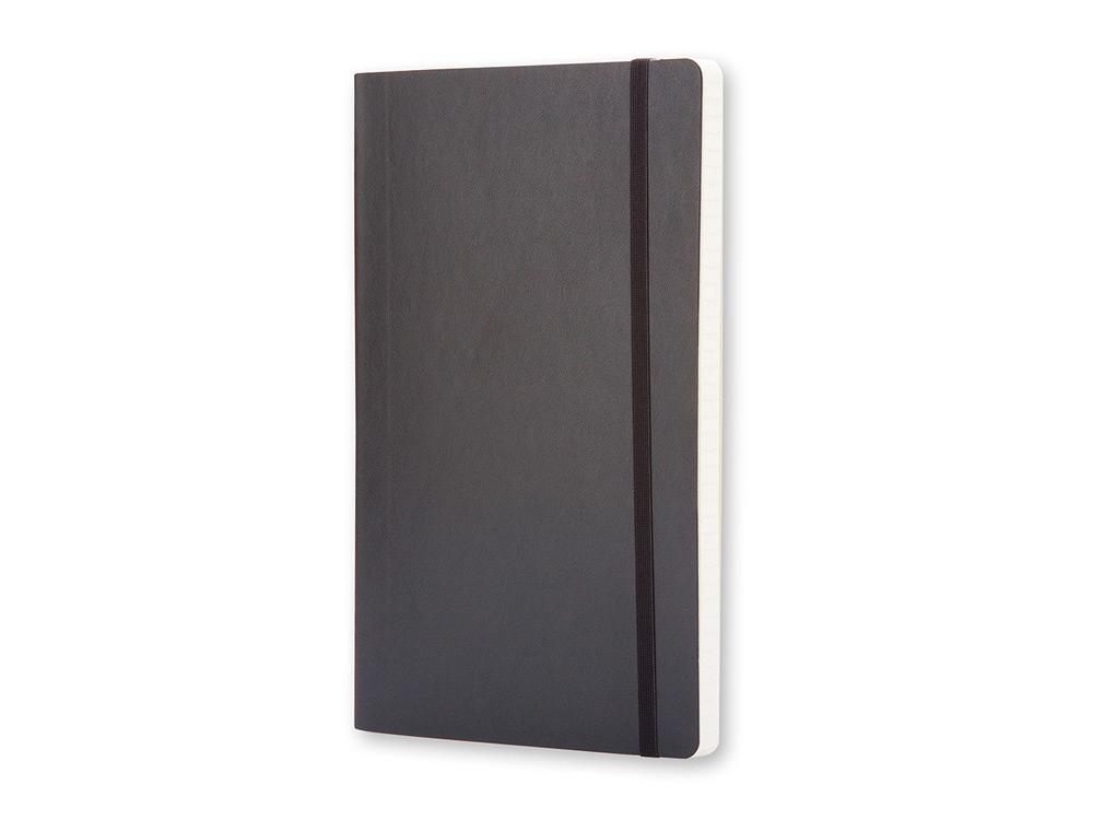 Записная книжка А5 (Large) Classic Soft (в клетку) с логотипом Moleskine | Print Logo