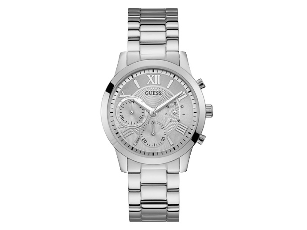 Часы наручные SOLAR, женские с логотипом Guess | Print Logo