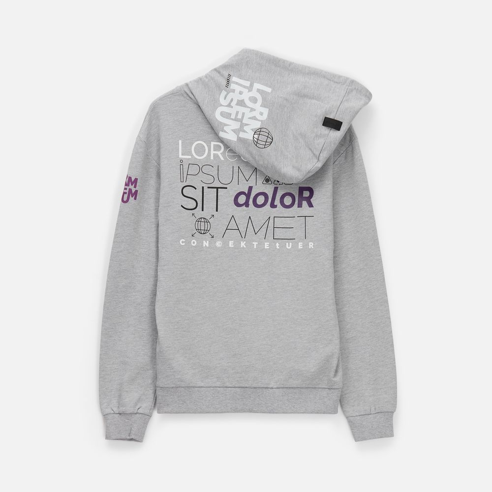 Худи Kirenga 2.0, серый меланж, размер 3XL