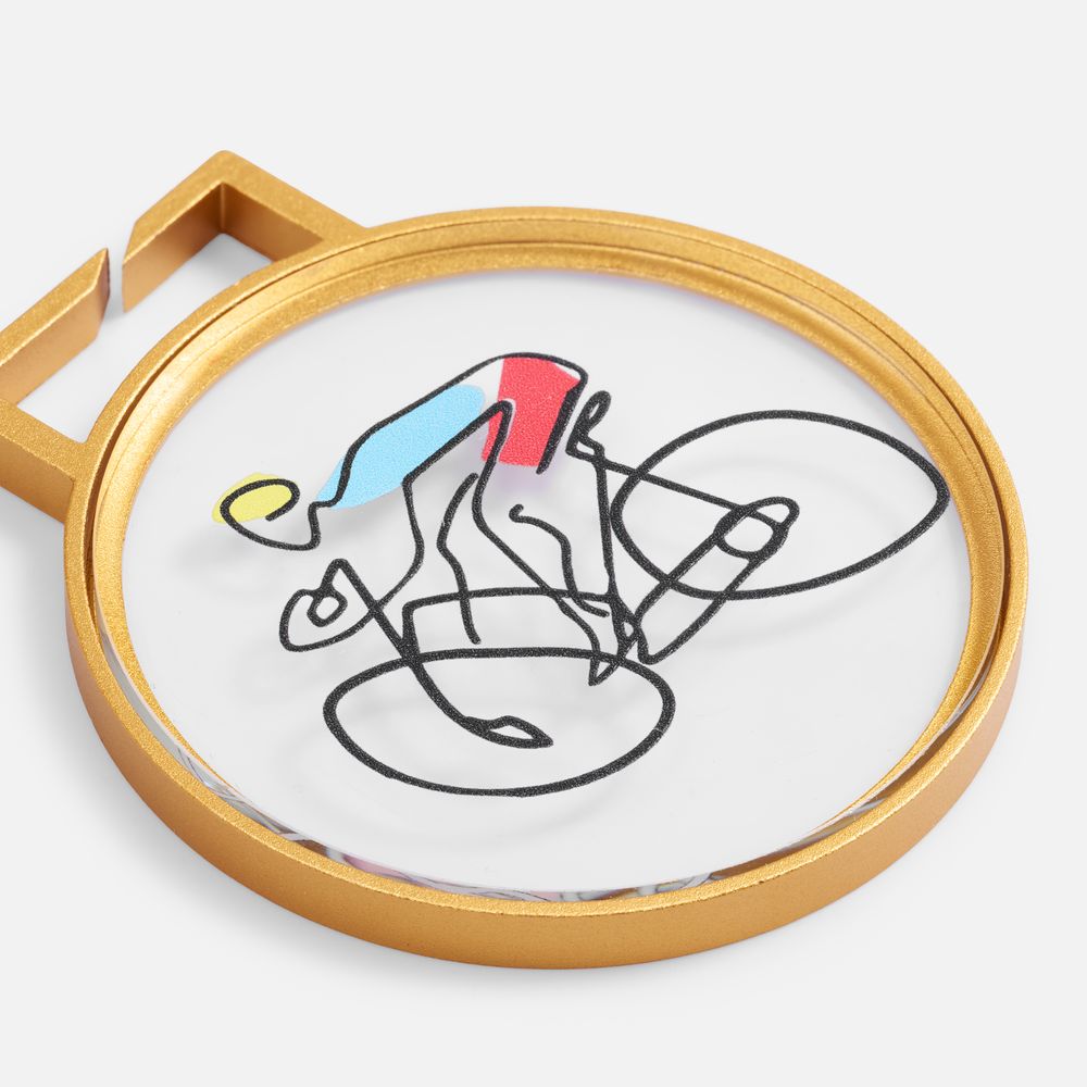Медаль Glassica — пример нанесения логотипа () | Print Logo