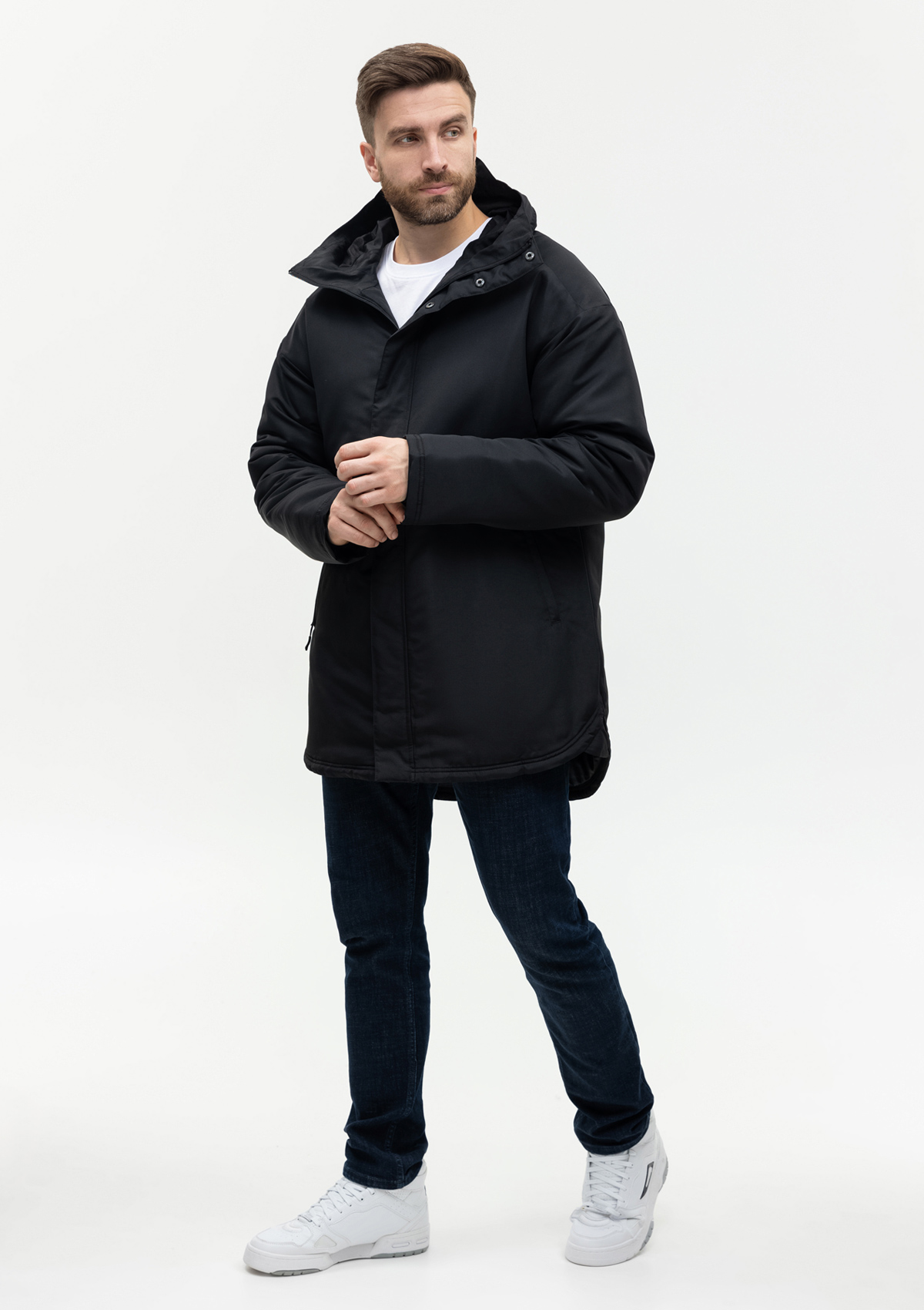 Куртка утепленная мужская STAN, 180,73, Чёрный,  (20)  (52/XL)