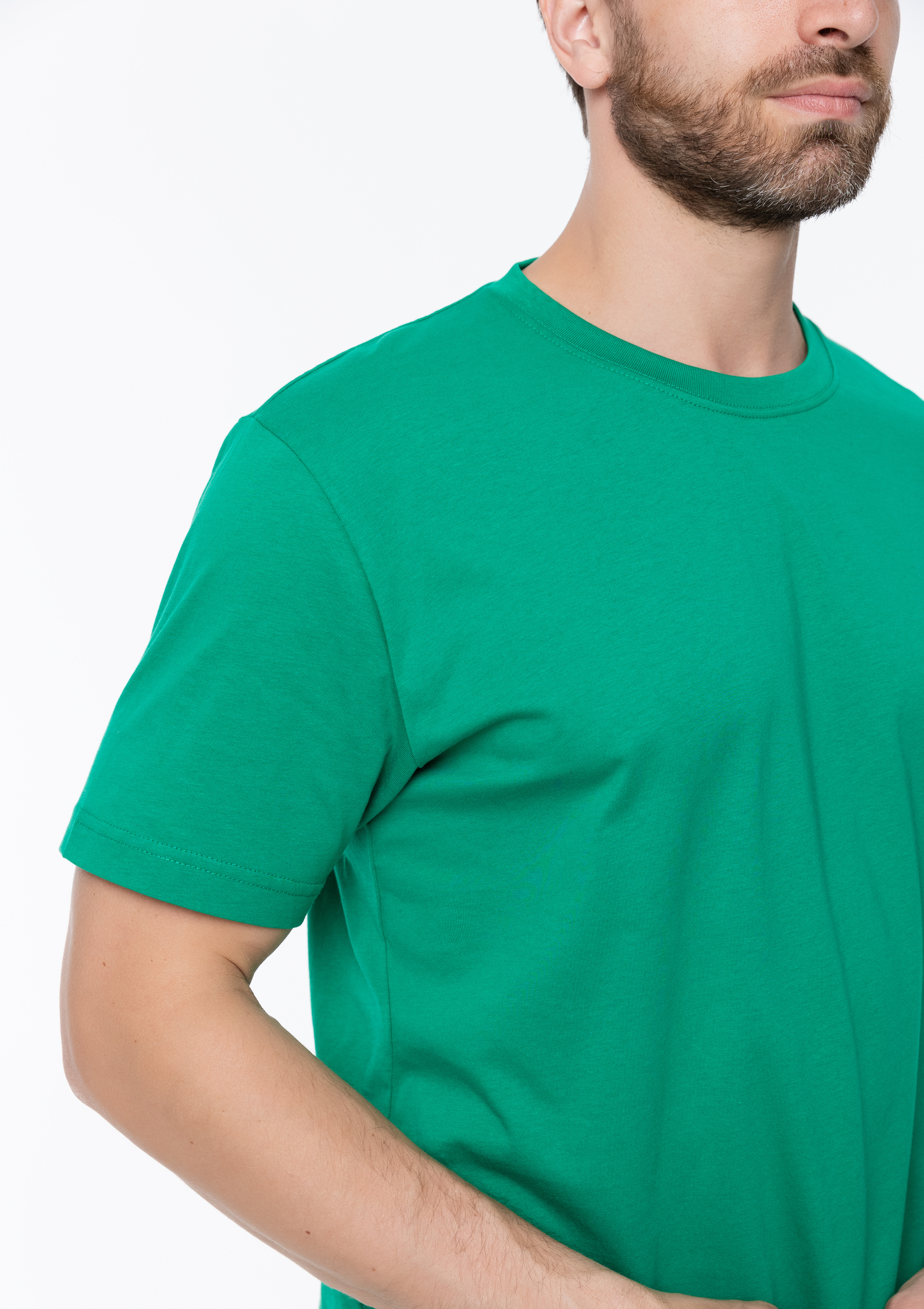 Футболка унисекс STAN, хлопок 150, 51, Зелёный,  (30/1)  (44/XS)