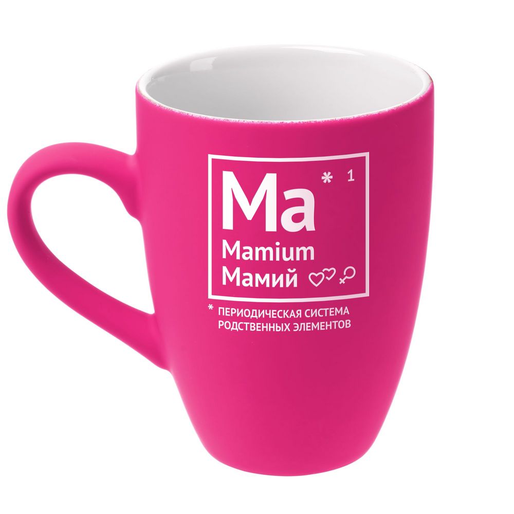 Кружка «Мамий» с покрытием софт-тач — пример нанесения логотипа (Соль) | Print Logo