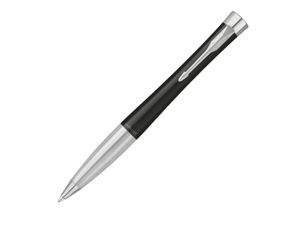 Ручка Parker шариковая Urban Muted Black CT с логотипом Parker | Print Logo