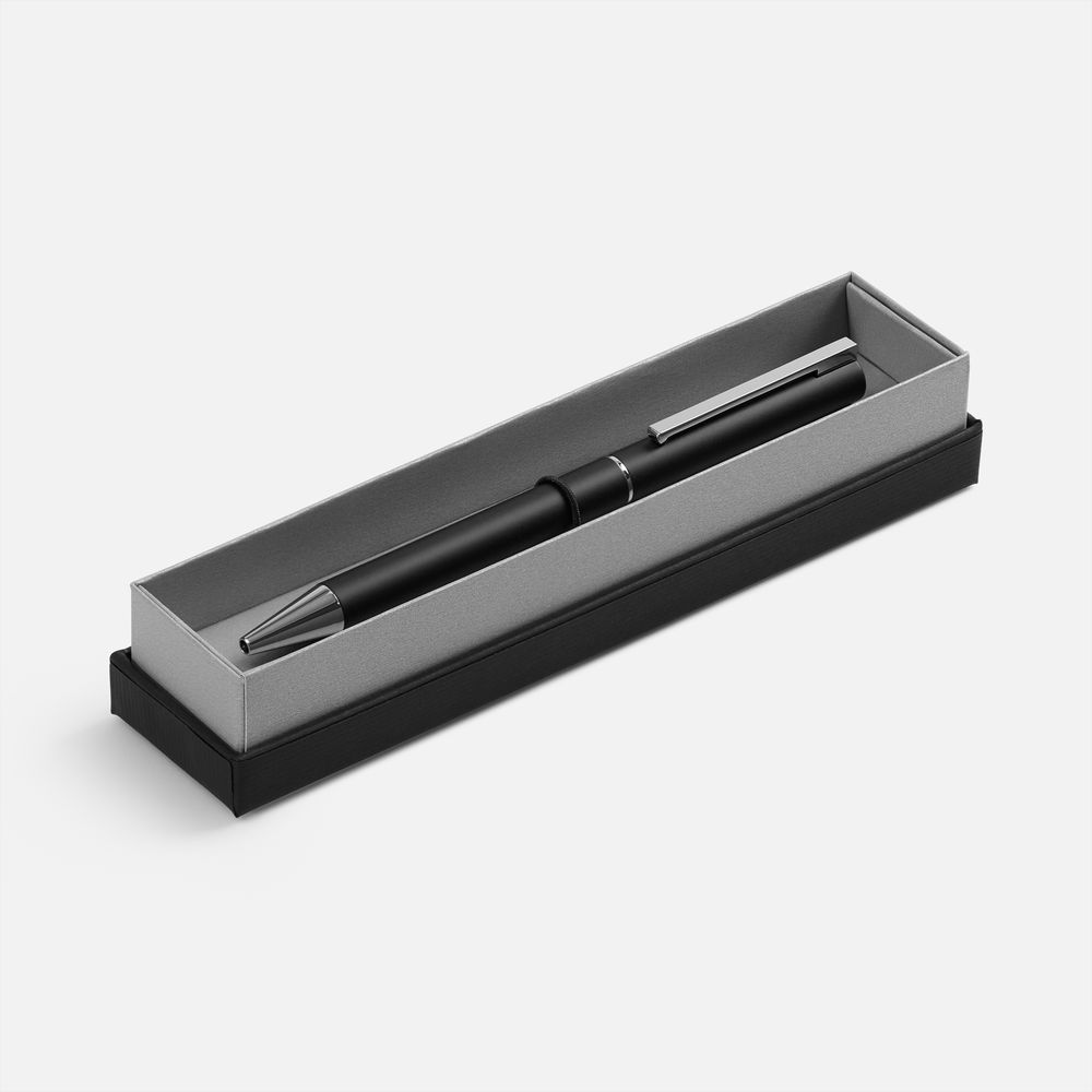 Ручка шариковая Blade Soft Touch в футляре с логотипом  | Print Logo