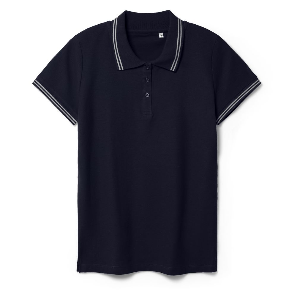 Рубашка поло женская Virma Stripes Lady с логотипом Unit | Print Logo