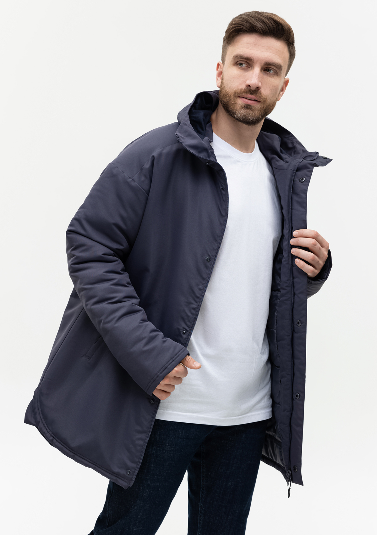 Куртка утепленная мужская STAN, 180,73, Графит,  (101)  (56/XXXL)