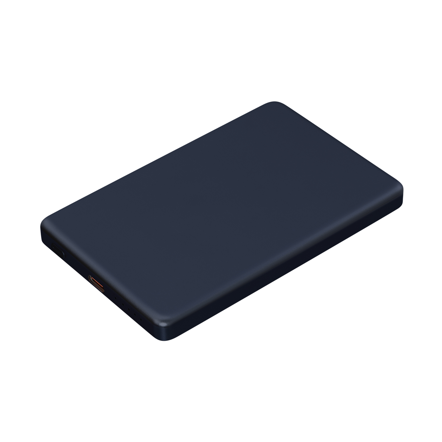 Внешний аккумулятор Атлантис (Atlantis) PD 5000mAh с функцией беспроводной зарядки 15W, синий
