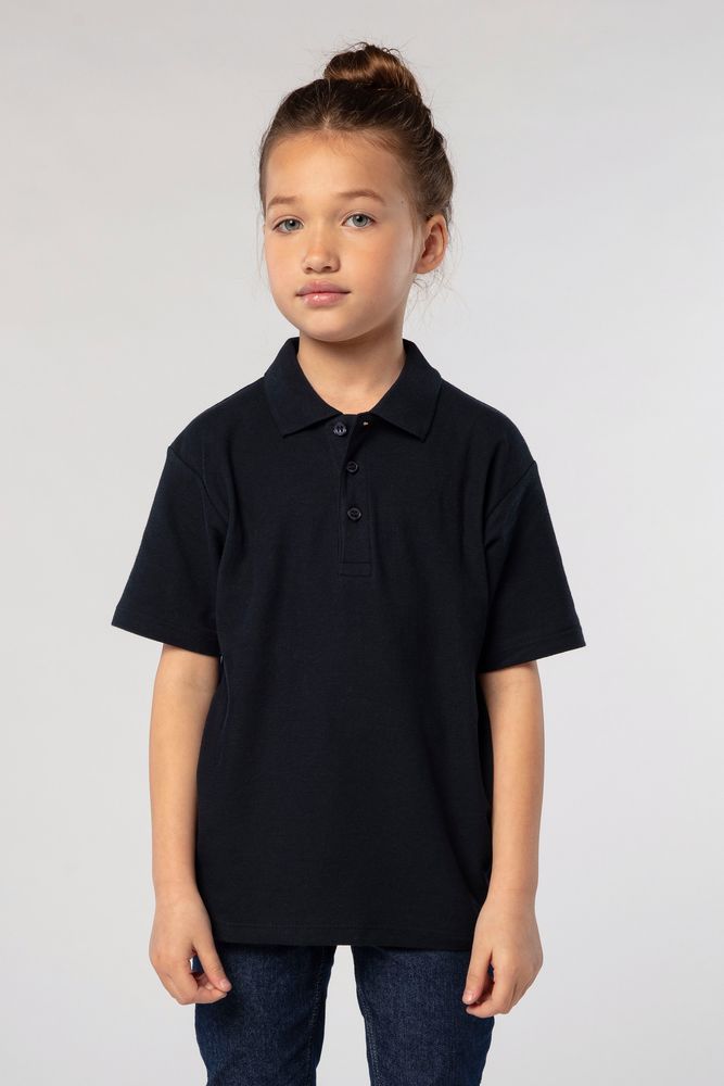 Рубашка поло детская Summer II Kids, ярко-синяя, на рост 142-152 см