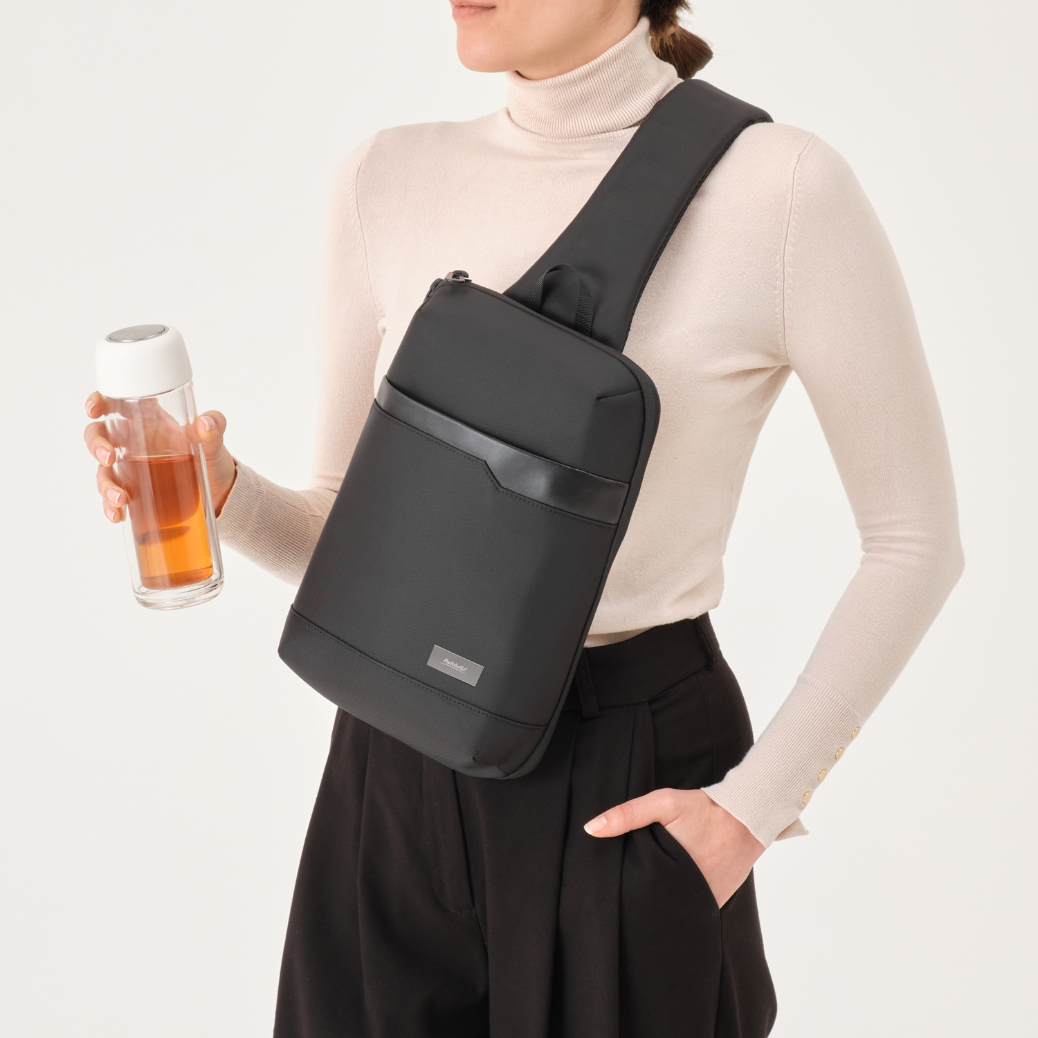 Рюкзак cross body, Sigma, черный фото на сайте Print Logo.