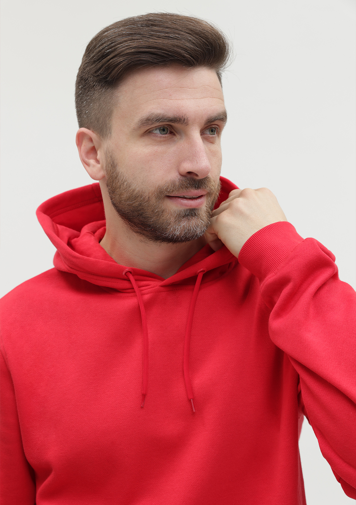 Худи унисекс STAN футер с начёсом 260, 20, Красный,  (14)  (40/3XS)