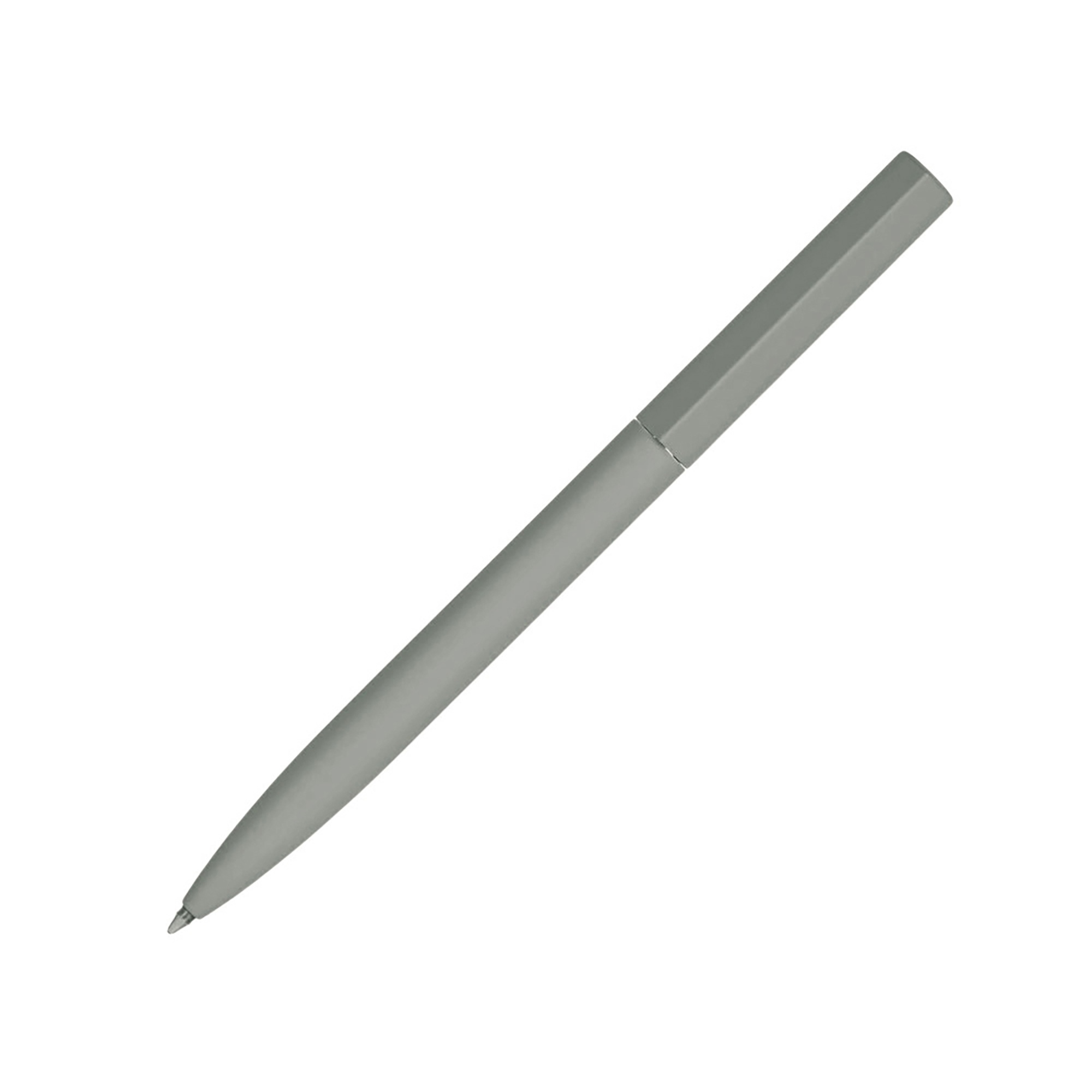 Шариковая металлическая ручка Minimalist софт-тач, серый