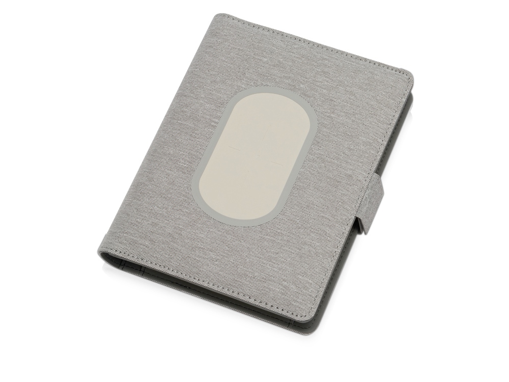 Органайзер с беспроводной зарядкой Powernote, 5000 mAh с логотипом Evolt | Print Logo