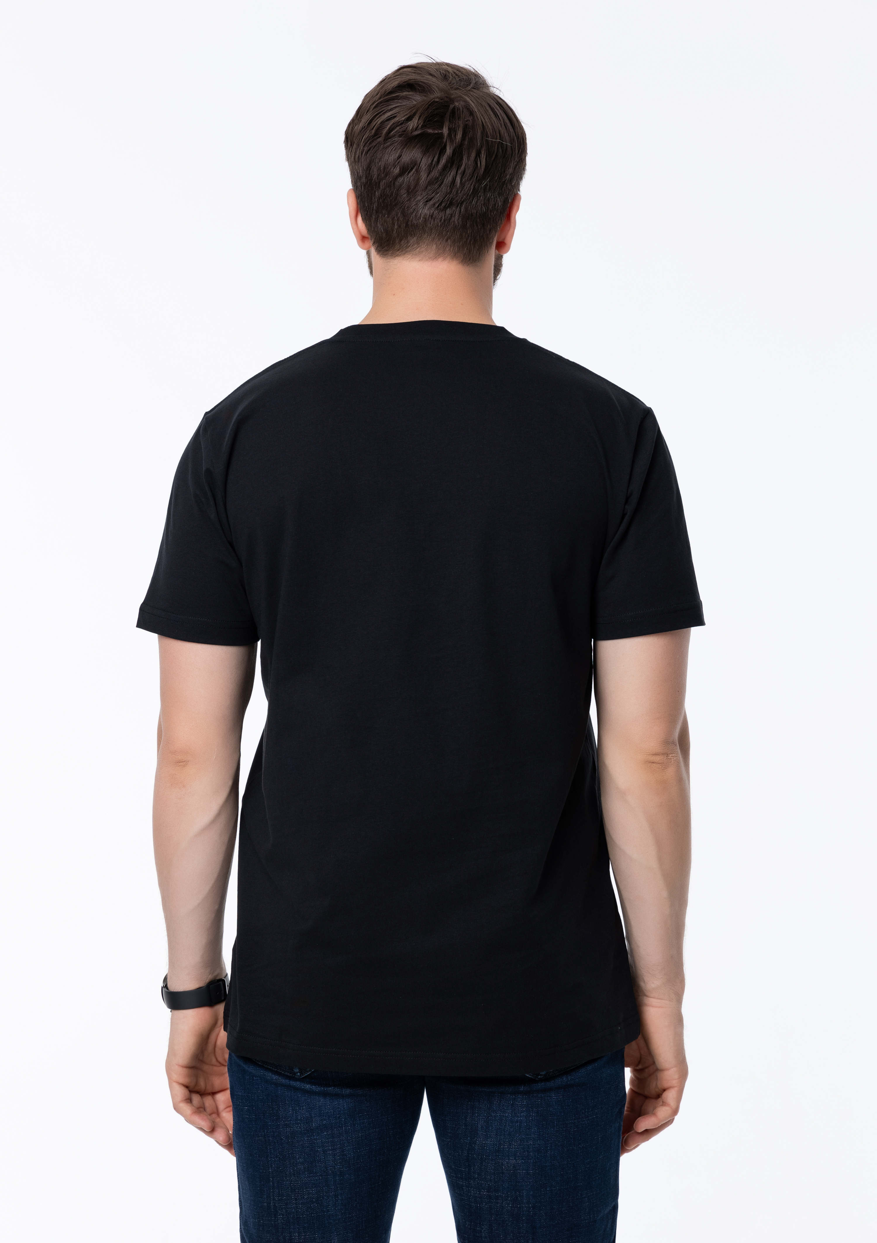 Футболка унисекс STAN, хлопок 150, 51, Чёрный,  (20)  (52/XL)