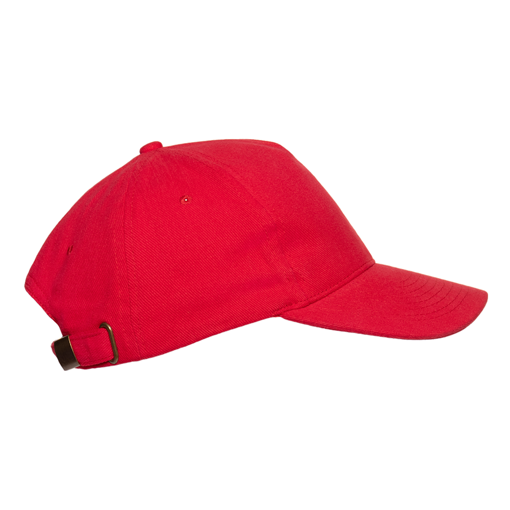 Бейсболка STAN 5 клиньев хлопок 280, 11, Красный,  (14)  (56-58/ONE SIZE)