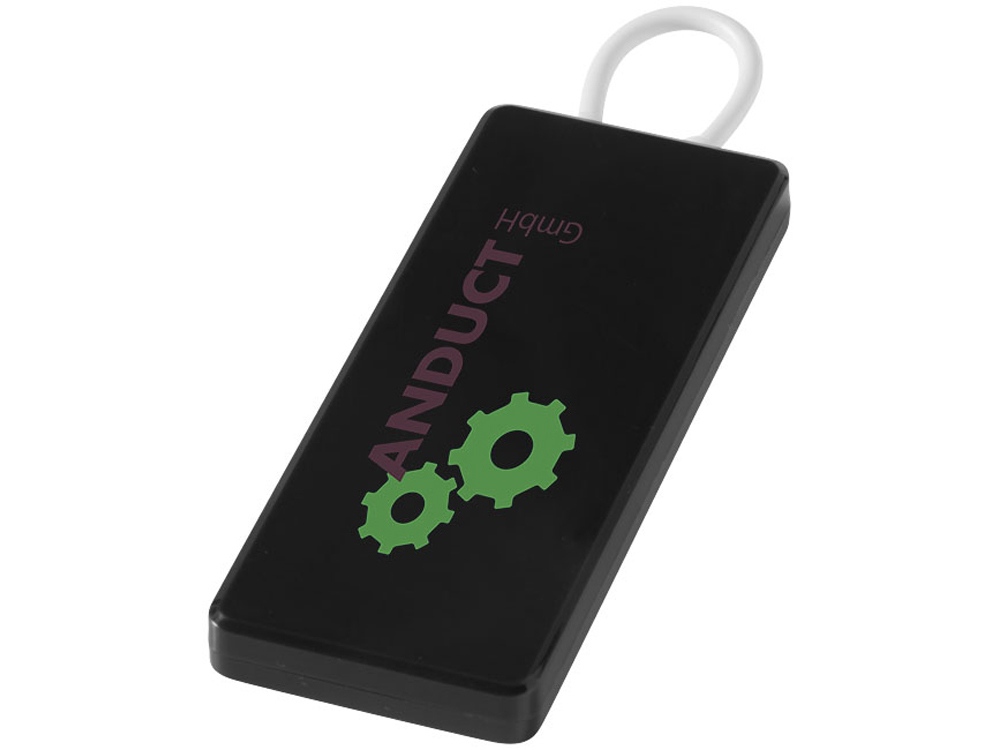 Портативное зарядное устройство Current, 1200 mAh, черный