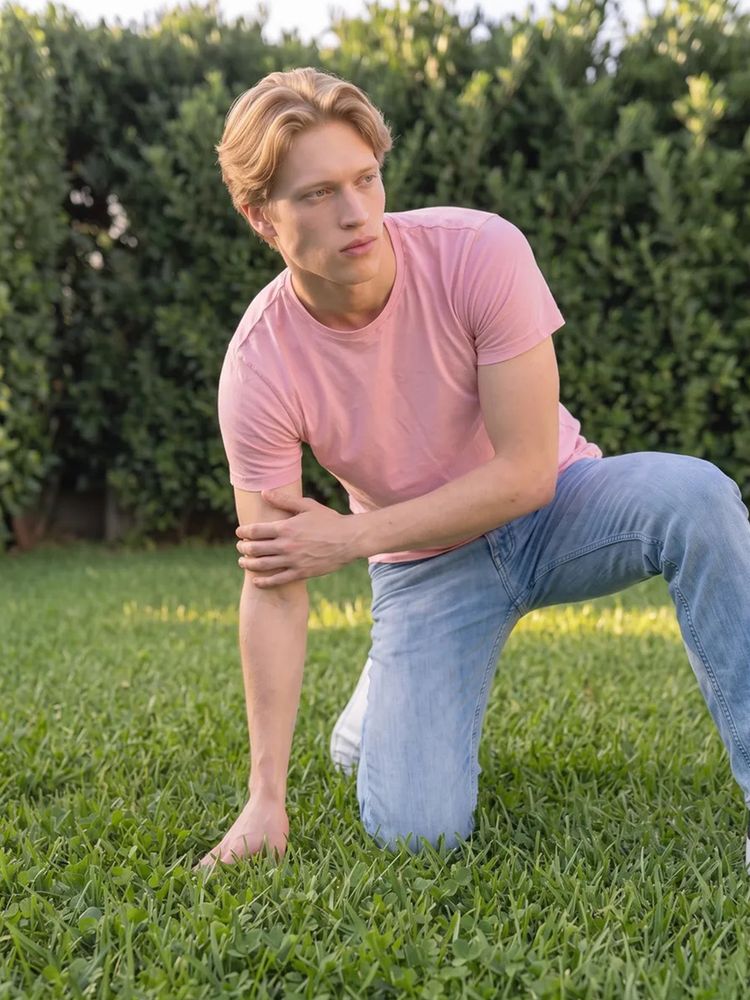 Футболка Premium, розовая, размер XXL