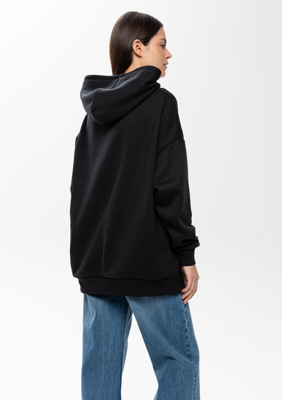 Худи унисекс STAN оверсайз интерсофт 320, 69, Чёрный,  (20)  (52/XL)
