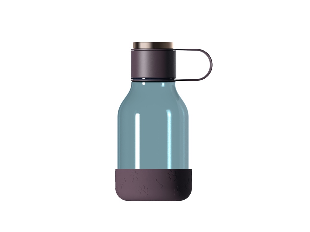 Бутылка для воды 2-в-1 DOG BOWL BOTTLE, 1500 мл с логотипом Asobu | Print Logo
