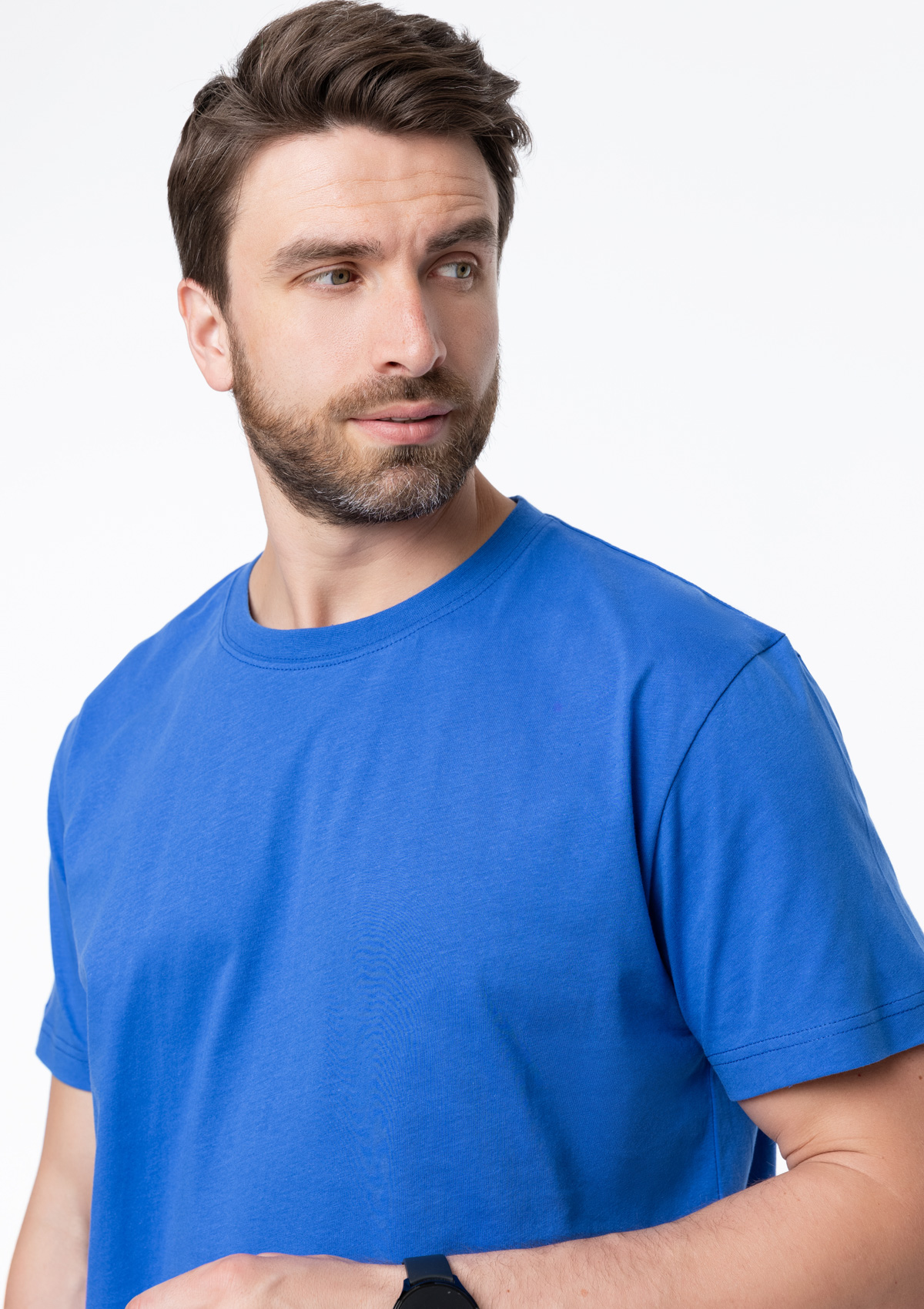 Футболка унисекс хлопок 150, 52, Синий,  (16/1)  (56/XXXL)