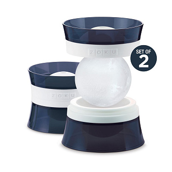 Форма для льда Ice Ball с логотипом Zoku | Print Logo