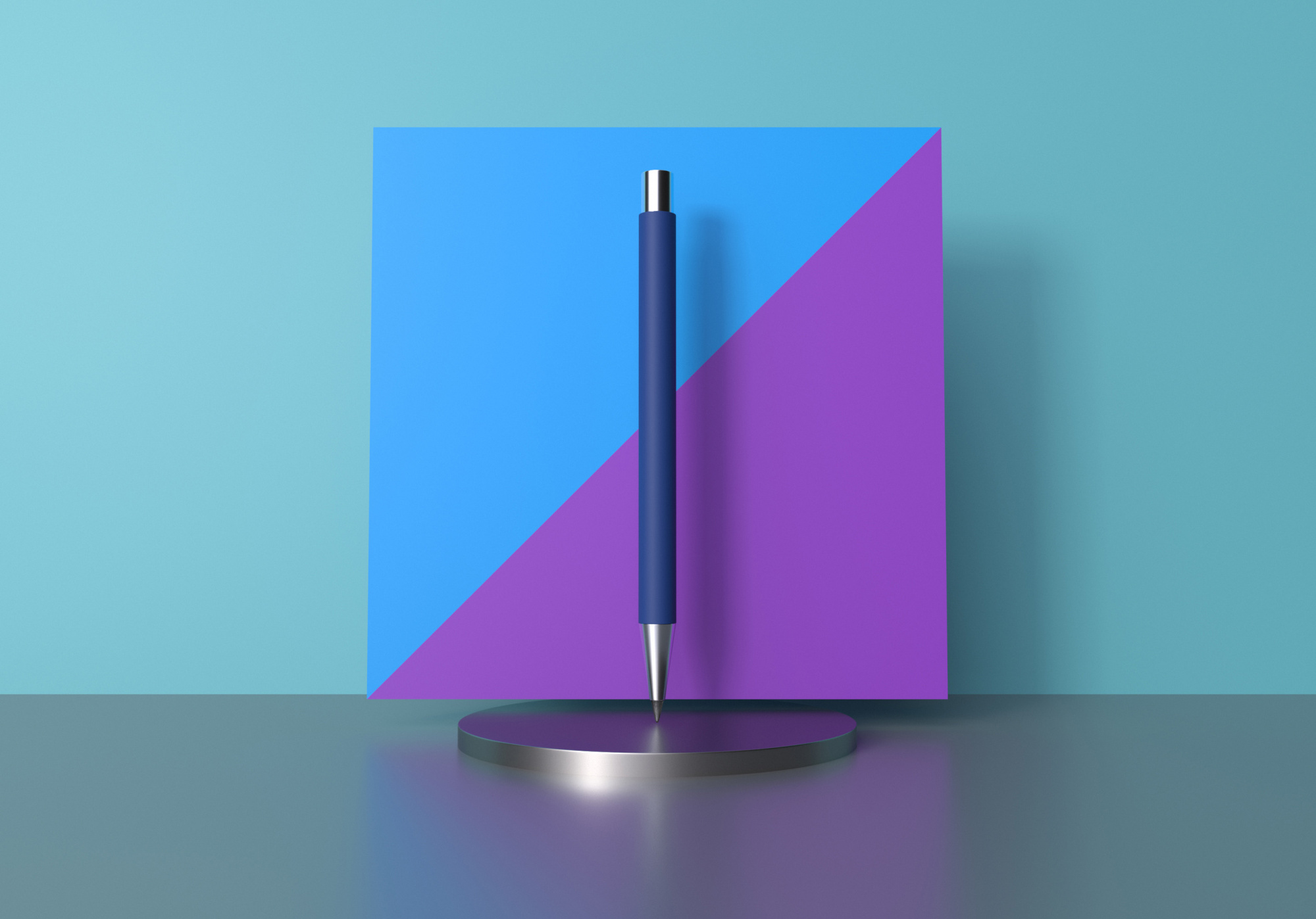 Карандаш "Aurora", покрытие soft touch, черный