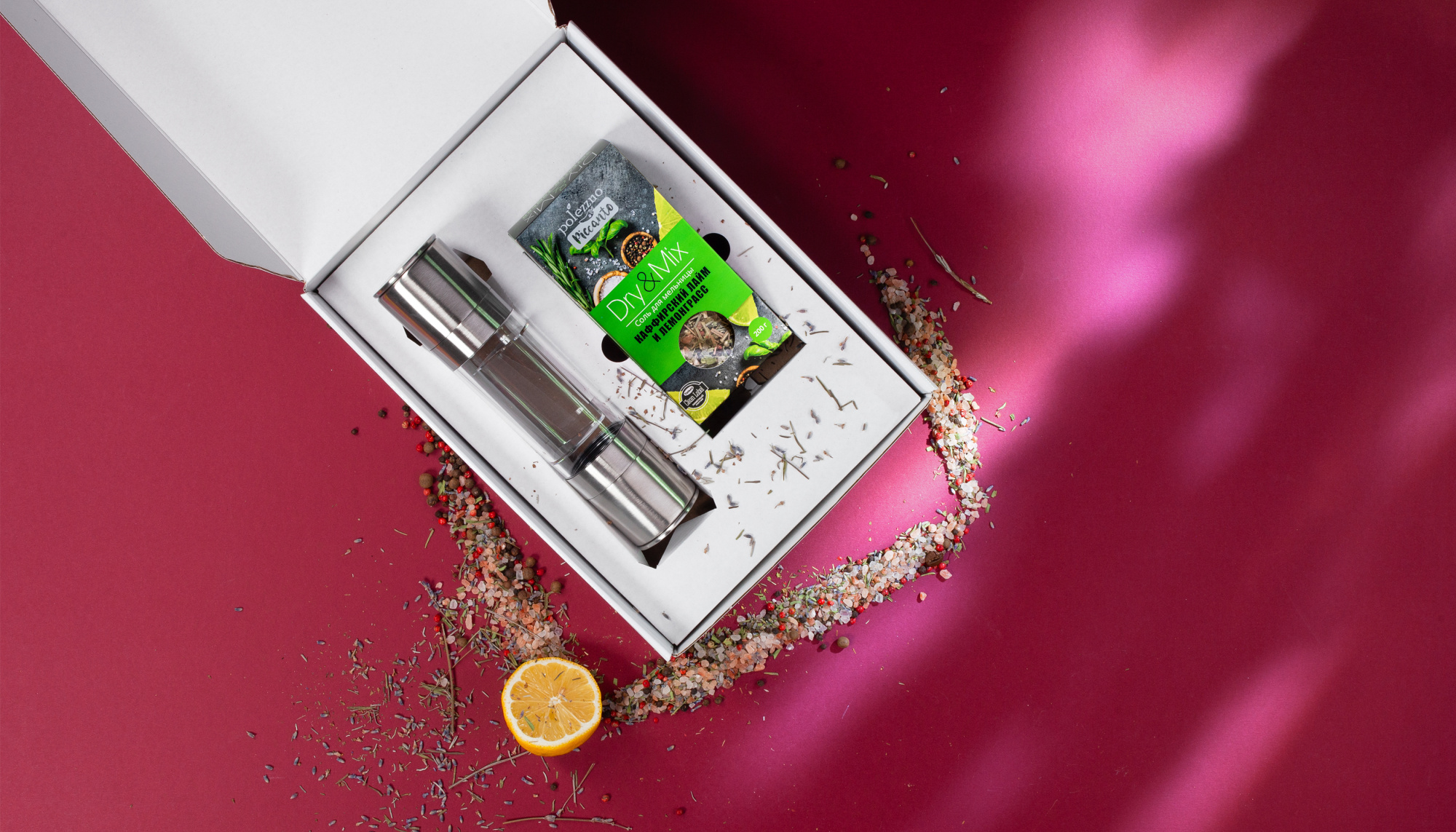 Набор "Spice flip box" — пример нанесения логотипа () | Print Logo